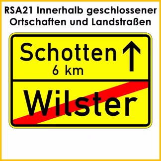RSA21 Schulung innerhalb geschlossener Ortschaften und Landstraßen