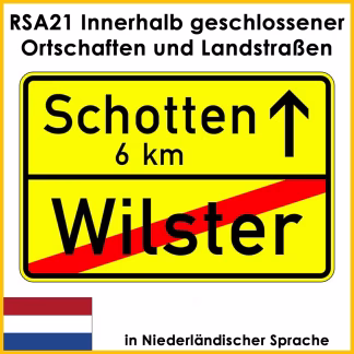 RSA21 training binnen de bebouwde kom en op provinciale wegen in het Nederlands